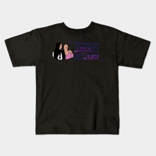 "THINGS ARE NEVER QUITE AS SCARY WHEN YOU'VE GOT A BEST FRIEND." Kids T-Shirt